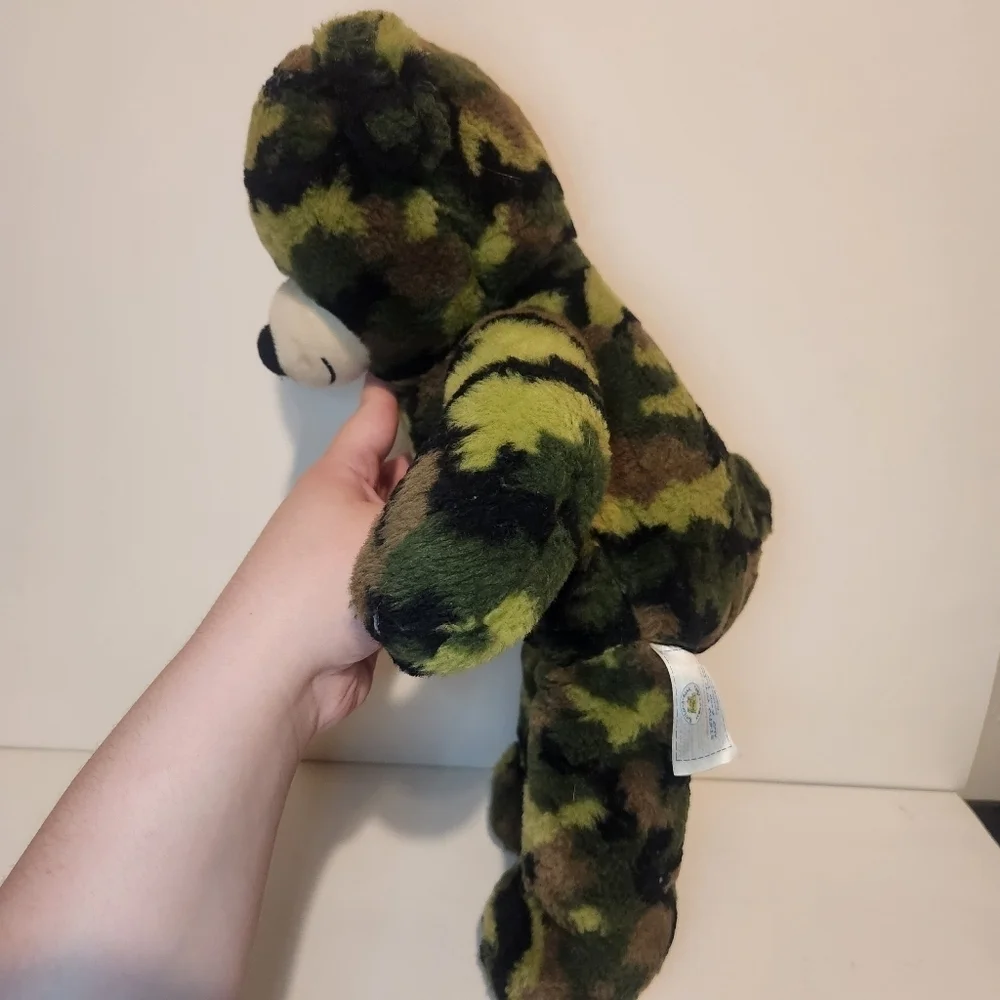 12” Build-A-Bear Camouflage Bear Plush Stuffed Animal w/nonfunctional voice box